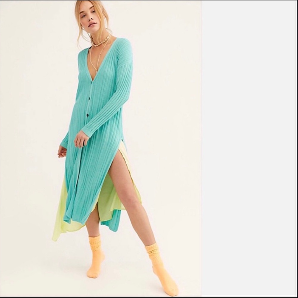 SOLD!! NWT Free People Skinny Mini Cardi Sweater
